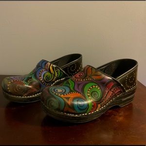 Hand-painted Dansko Professional Clog